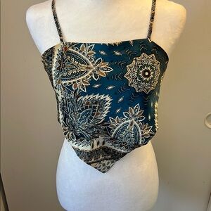 Paisley Print Women's Top